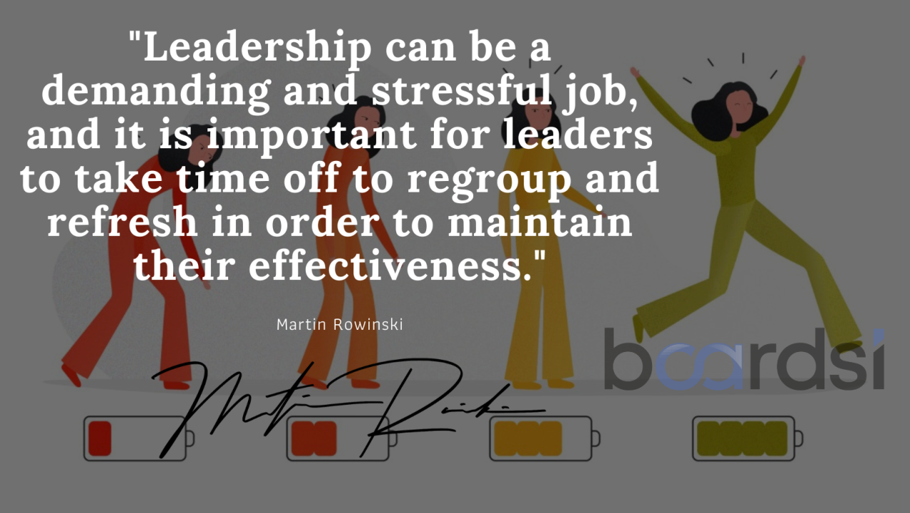 The Importance of Rest for Effective Leadership: Strategies for ...